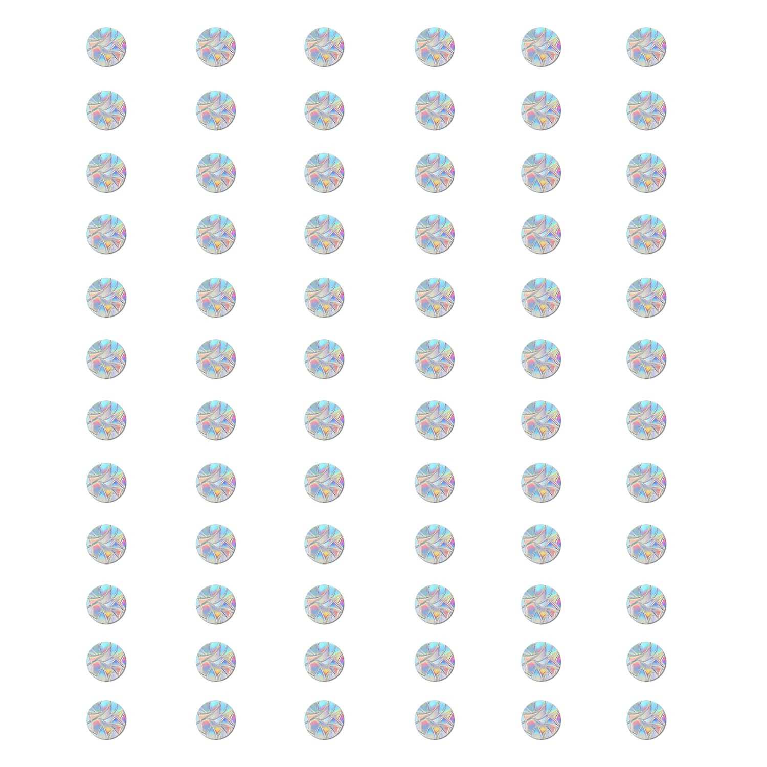 Adesivos de Janela Prismaticos para Pássaros - 162 Pontos Decorativos Anticolisão em Vinil Estático