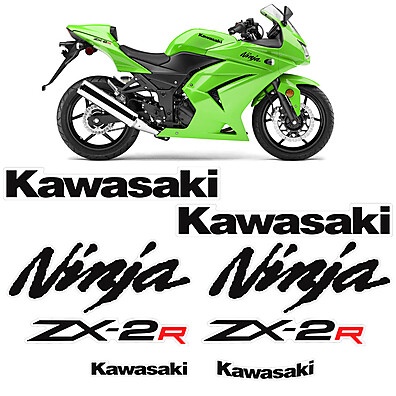 Adesivos Kawasaki Ninja 250R/ZX-2R: Deixe Sua Moto Impecável!