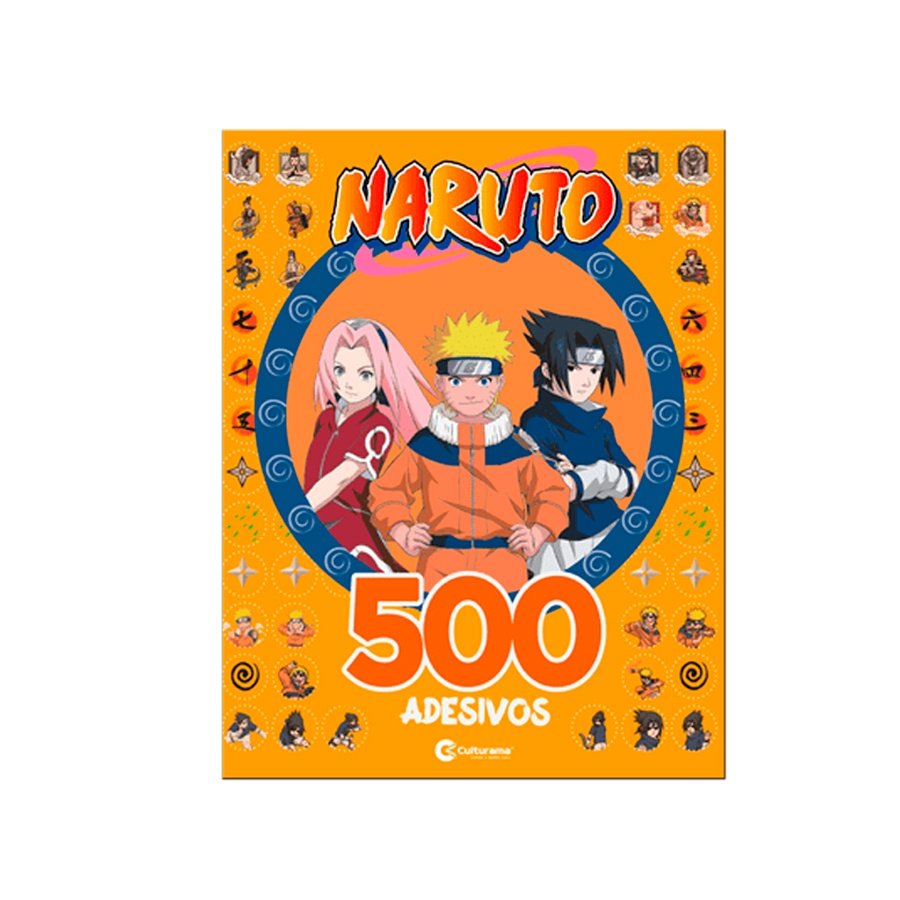 Adesivos Naruto: 500 Unidades para Colecionar!