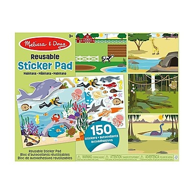 Adesivos Natureza Melissa & Doug: Diversão Reutilizável!