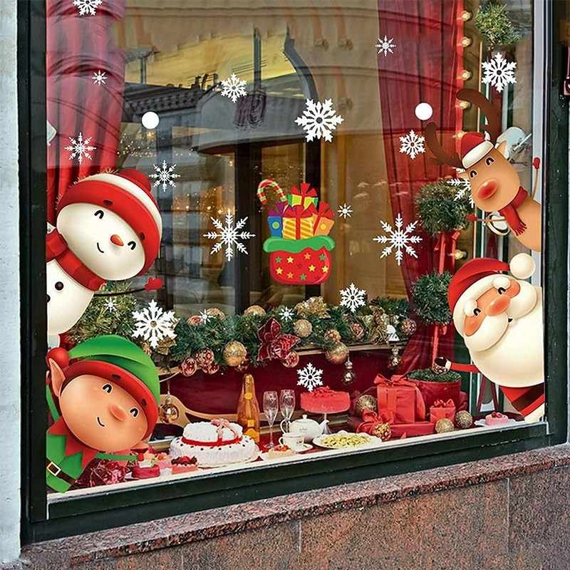 adesivos-para-festiva-renas-janela-para-neve-bonecos-natal-de-decoracao-e-comercio-flocos-a-e-casa-de-a