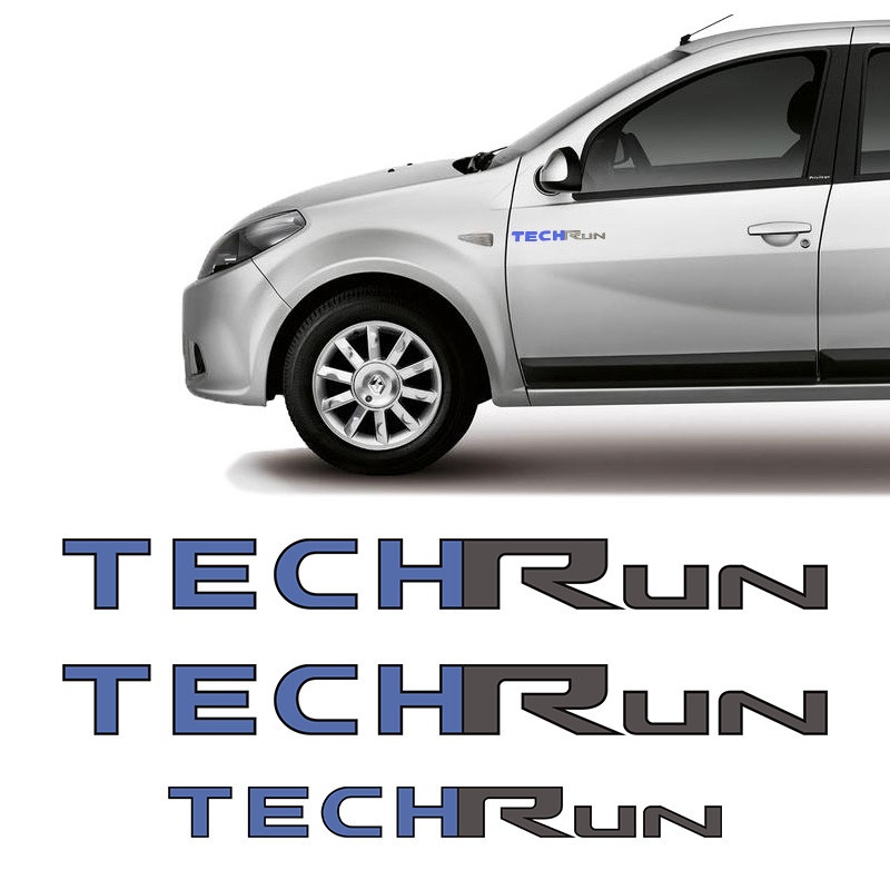 Adesivos Sandero Techrun: Personalize Seu Carro!