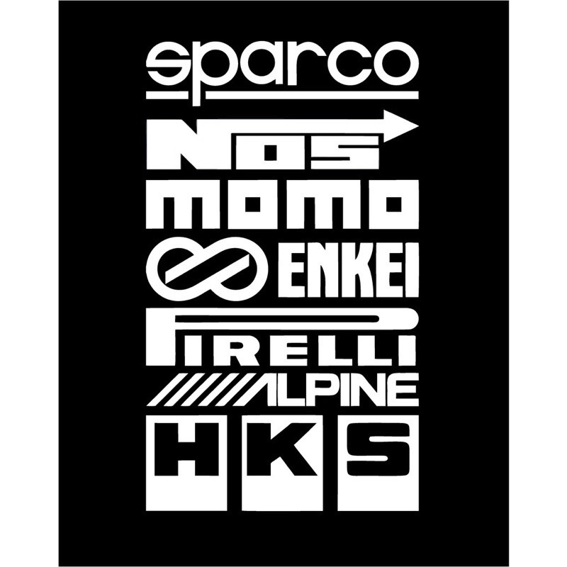 Adesivos Sparco, HKS, Momo: Destaque seu Carro!