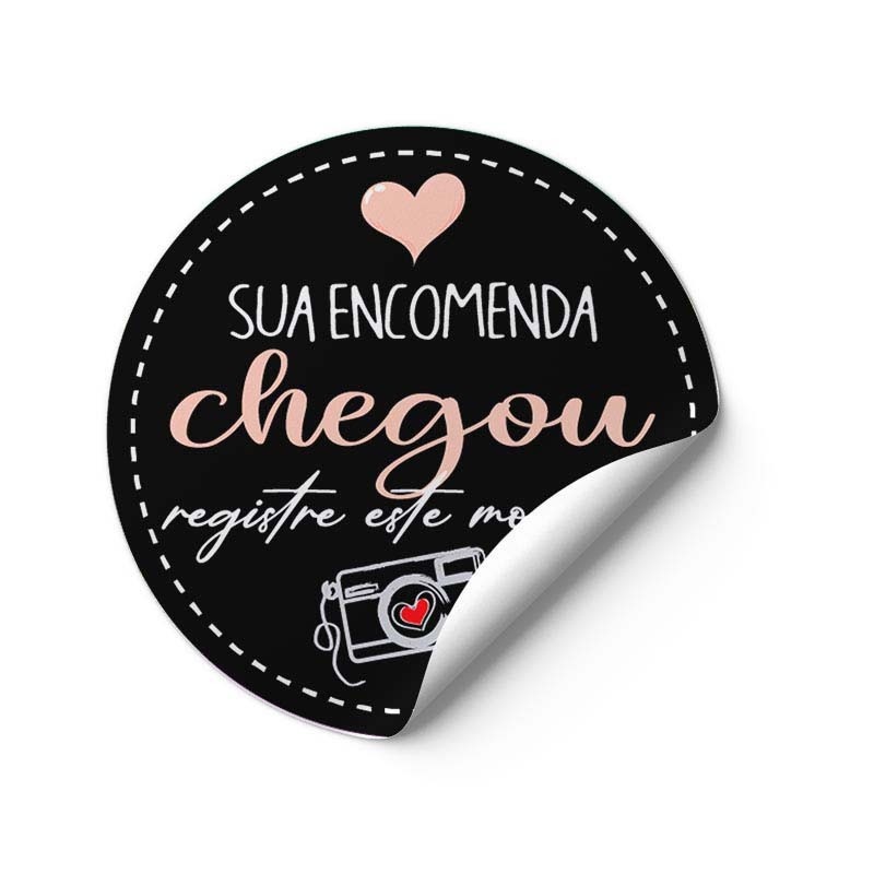 Adesivos 'Sua Encomenda Chegou': Mimo Perfeito!