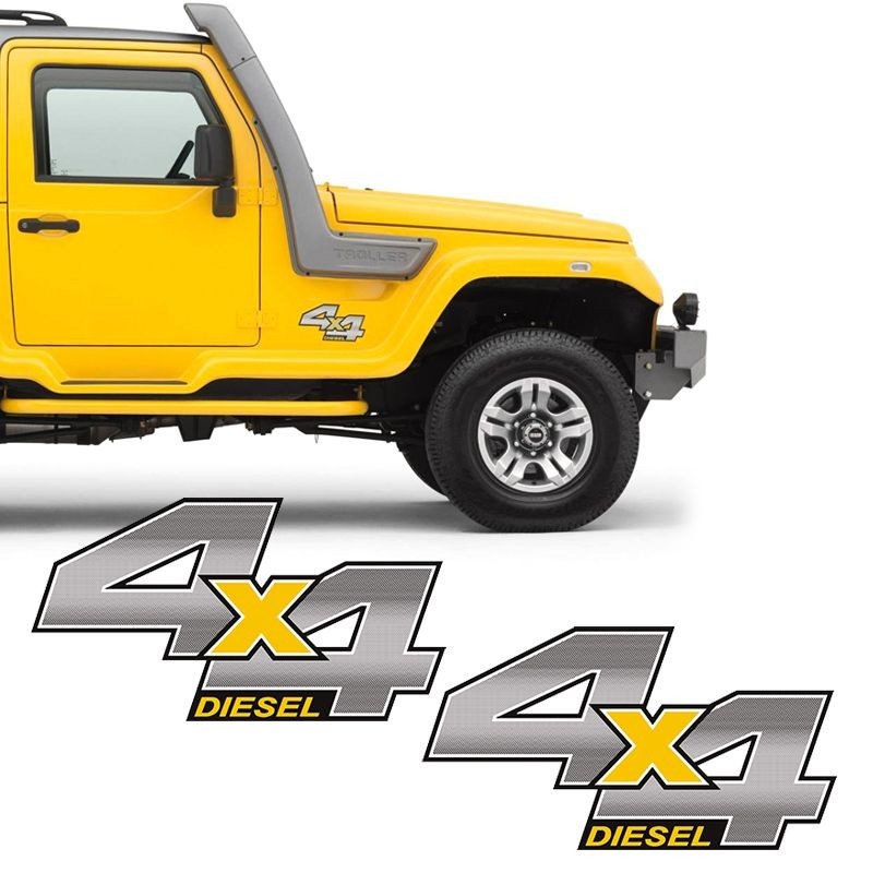 Adesivos Troller 4x4 Diesel: Deixe sua Pick-up Impecável!