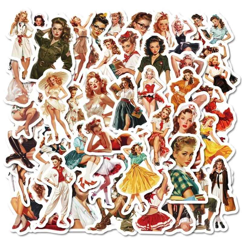 Adesivos Vintage Career Woman: Personalize com Atitude