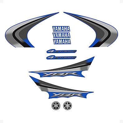 Adesivos Yamaha Ybr 125 2008 Azul: Personalize sua Moto