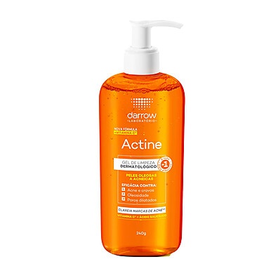 Adeus Acne: Gel de Limpeza Darrow Actine 240g