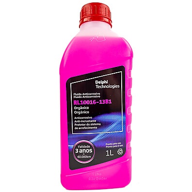 Aditivo Radiador Pronto Uso Delphi Rosa 1L – Proteção Completa para o Motor