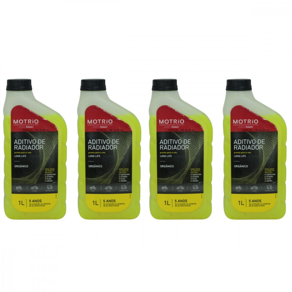 Aditivo Radiador Renault Motrio: Kit 4 Litros