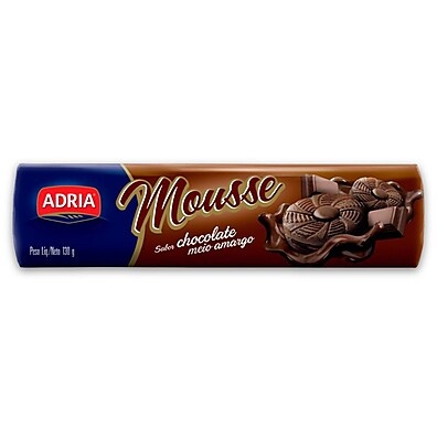 Adria Mousse Meio Amargo: O Biscoito Perfeito!