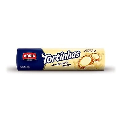Adria Tortinhas Chocolate Branco – Sabor Irresistível
