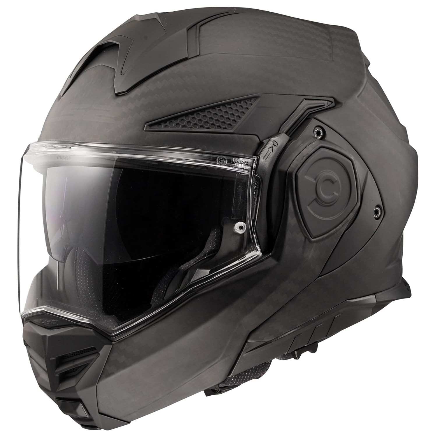 Capacete LS2 Advant X Carbon Modular: Segurança e Estilo Premium em Preto Fosco