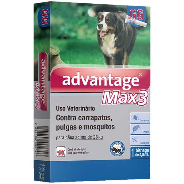 Advantage Max-3: Proteja Seu Cão de Pulgas e Carrapatos