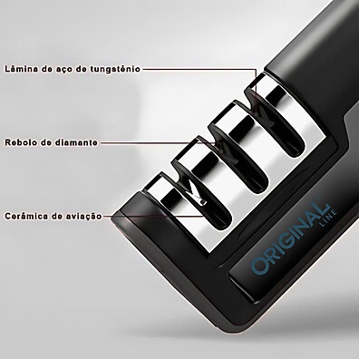 Afiador de Facas 3 em 1 Profissional – Facas Sempre Afiadas