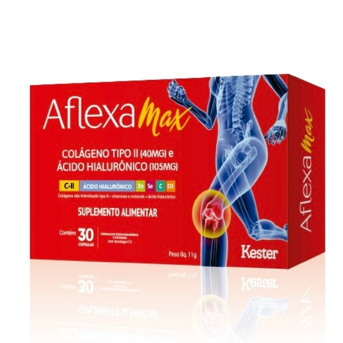 Aflexa Max Colágeno: 30 Cápsulas para Saúde Articular
