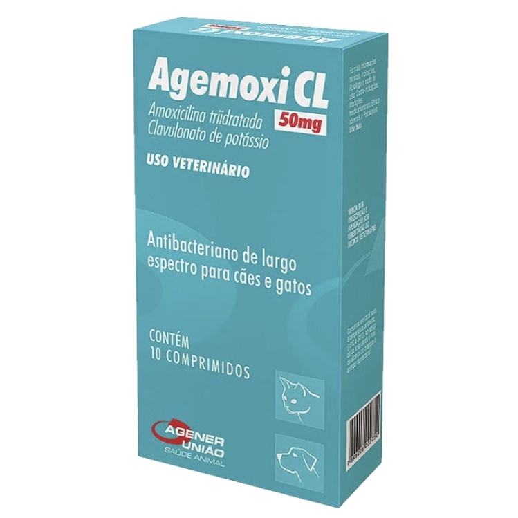 Agemoxi CL 50mg: Antibiótico Potente para Cães e Gatos