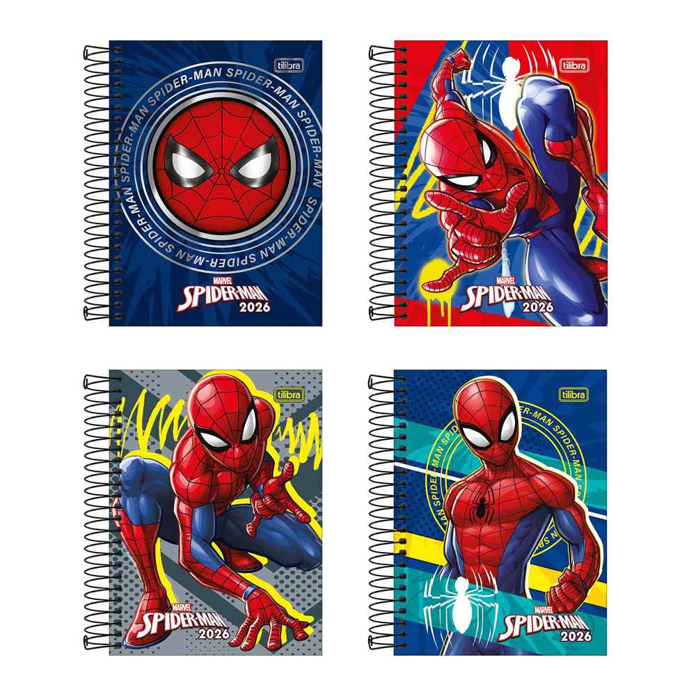 Agenda Homem-Aranha 2026: Organize-se com seu Herói!