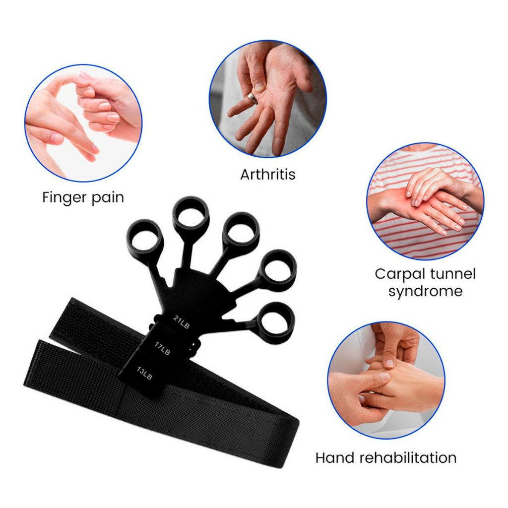 Kit Hand Grip + Flexor de Dedos: Fortaleça suas mãos agora