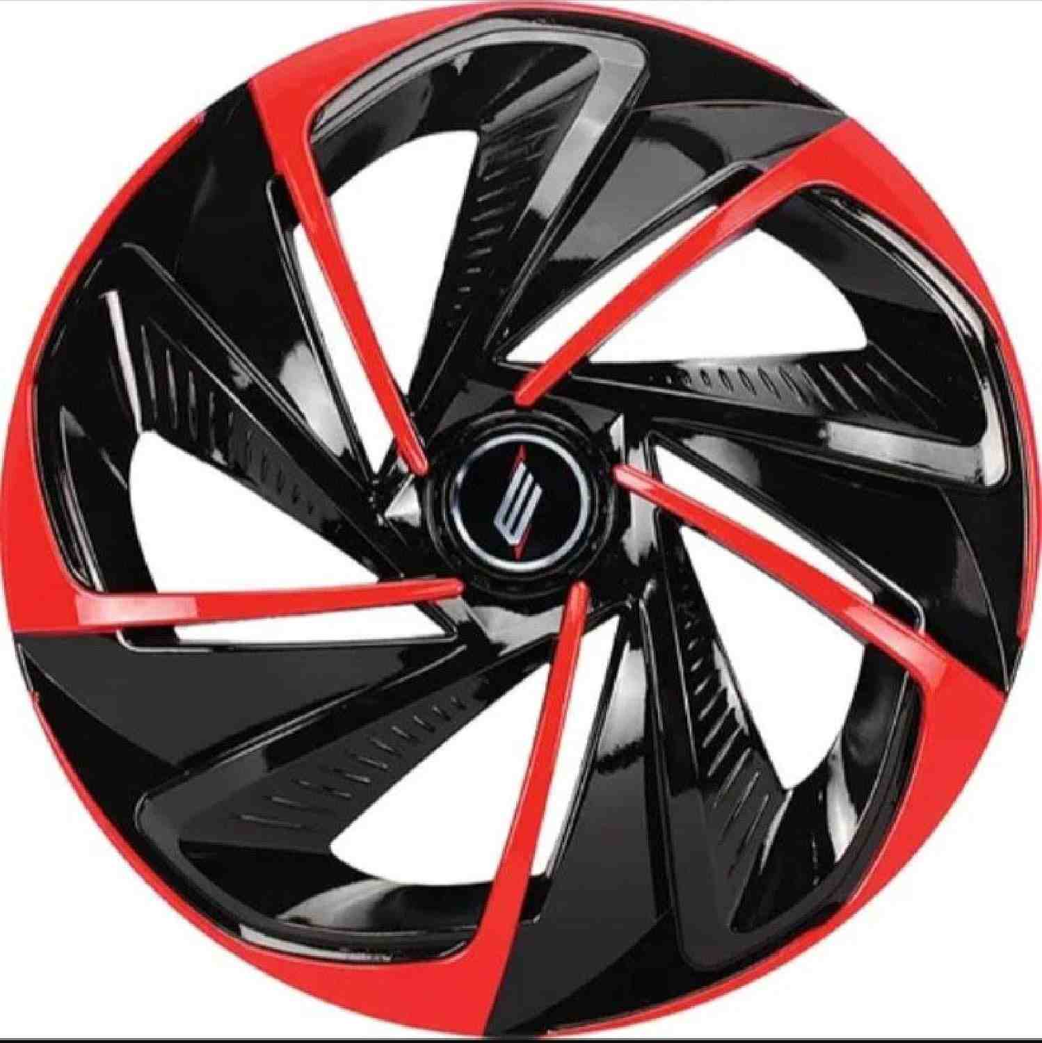 Jogo de Calotas Esportivas Nitro Aro 13 Black Red - Visual Agressivo e Universal