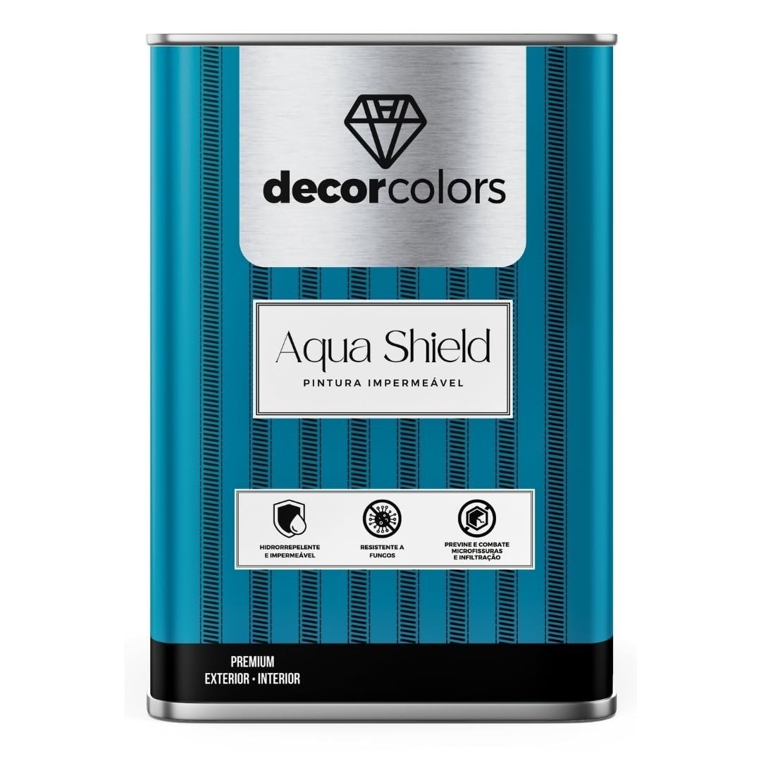 Tinta Aqua Shield Impermeável 21,5 kg - Proteção Total Contra Água e Mofo