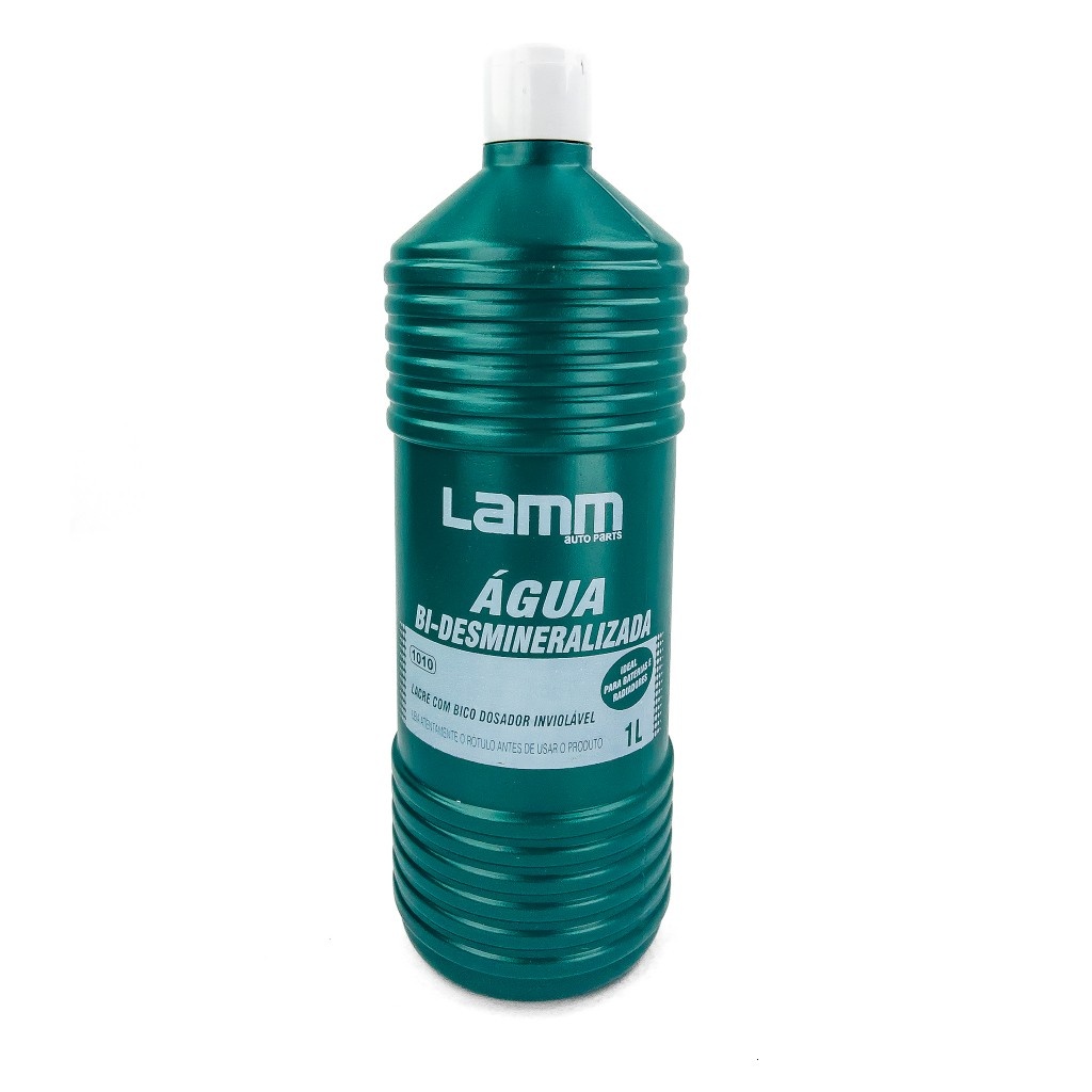 Água Desmineralizada 1L: Proteja Radiador e Bateria