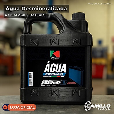 Água Desmineralizada Koube 5L: Proteja seu Carro!
