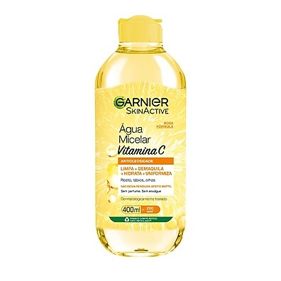 Água Micelar Garnier Antioleosidade com Vitamina C – Limpeza Profunda e Efeito Matte