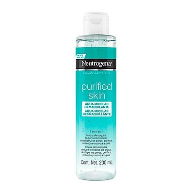 Água Micelar Neutrogena 7 em 1 – Limpeza Profunda sem Álcool