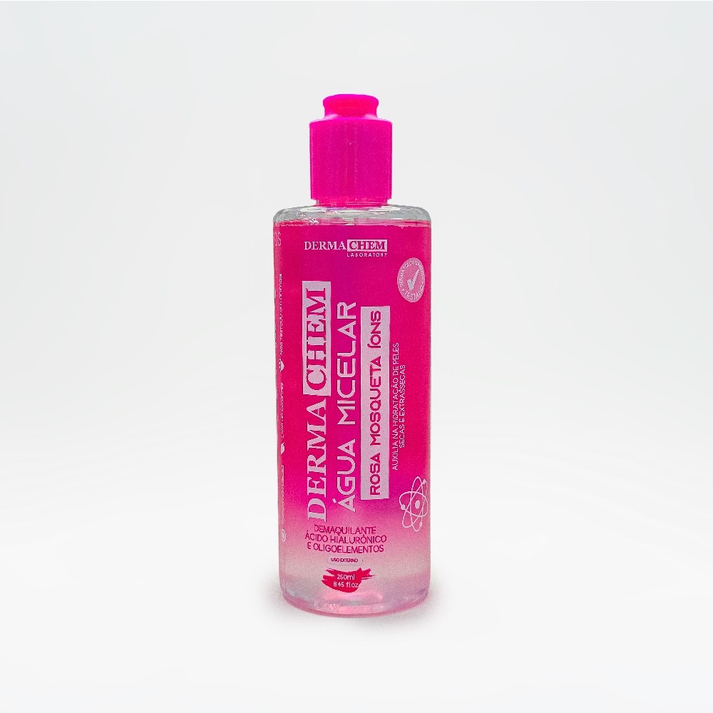Água Micelar Rosa Mosqueta Dermachem: Limpeza e Hidratação