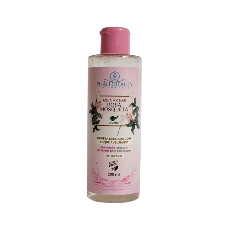 Água Micelar Rosa Mosqueta: Limpeza e Hidratação