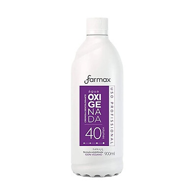 Água Oxigenada 40 Volumes Farmax: Clareamento Poderoso