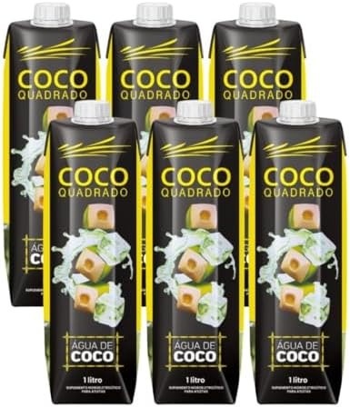 Água de Coco Quadrado 6unx1L Tradicional