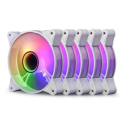 Aigo Darkflash AR12 Pro: Kit 5 Ventoinhas RGB