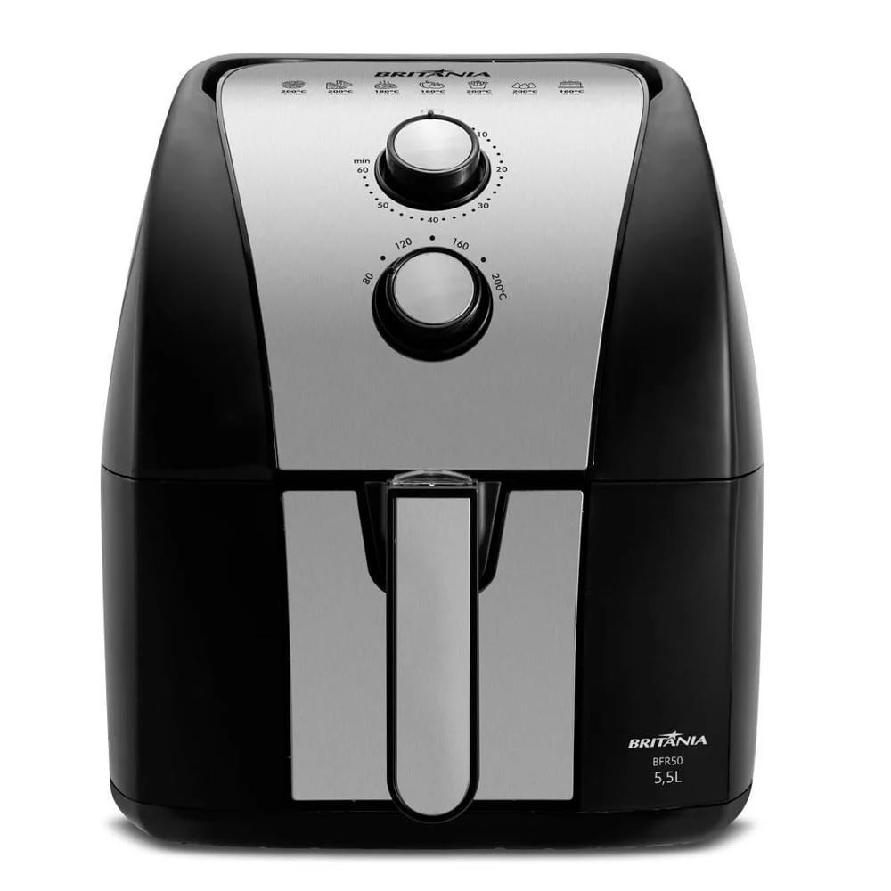 Air Fryer Britânia 5,5L: Frite Sem Óleo!