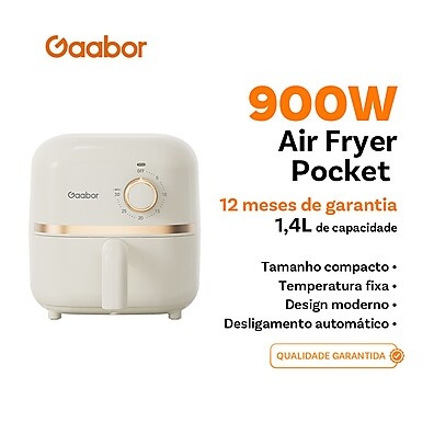 Air Fryer Gaabor 1,4L: Compacta e Saudável!