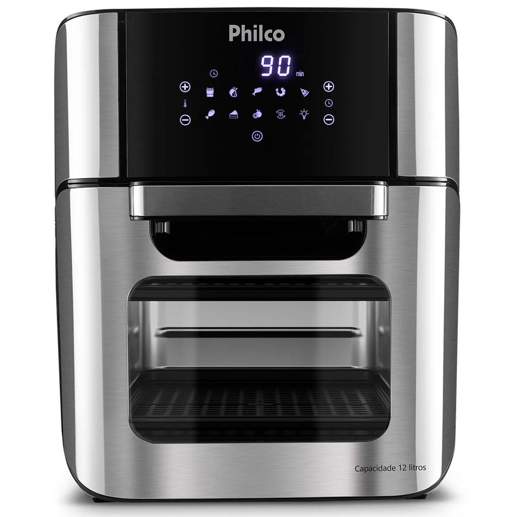 Air Fryer Oven Philco PFR2200: 4 em 1 com 12L e 1800W