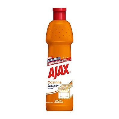 Ajax Squeeze Desengordurante 500ml: Limpeza Fácil na Cozinha