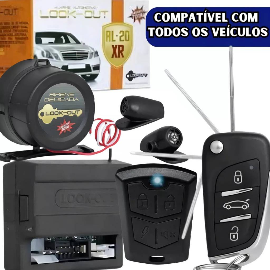 Alarme Automotivo Look Out AL-20XR: Proteção Total!