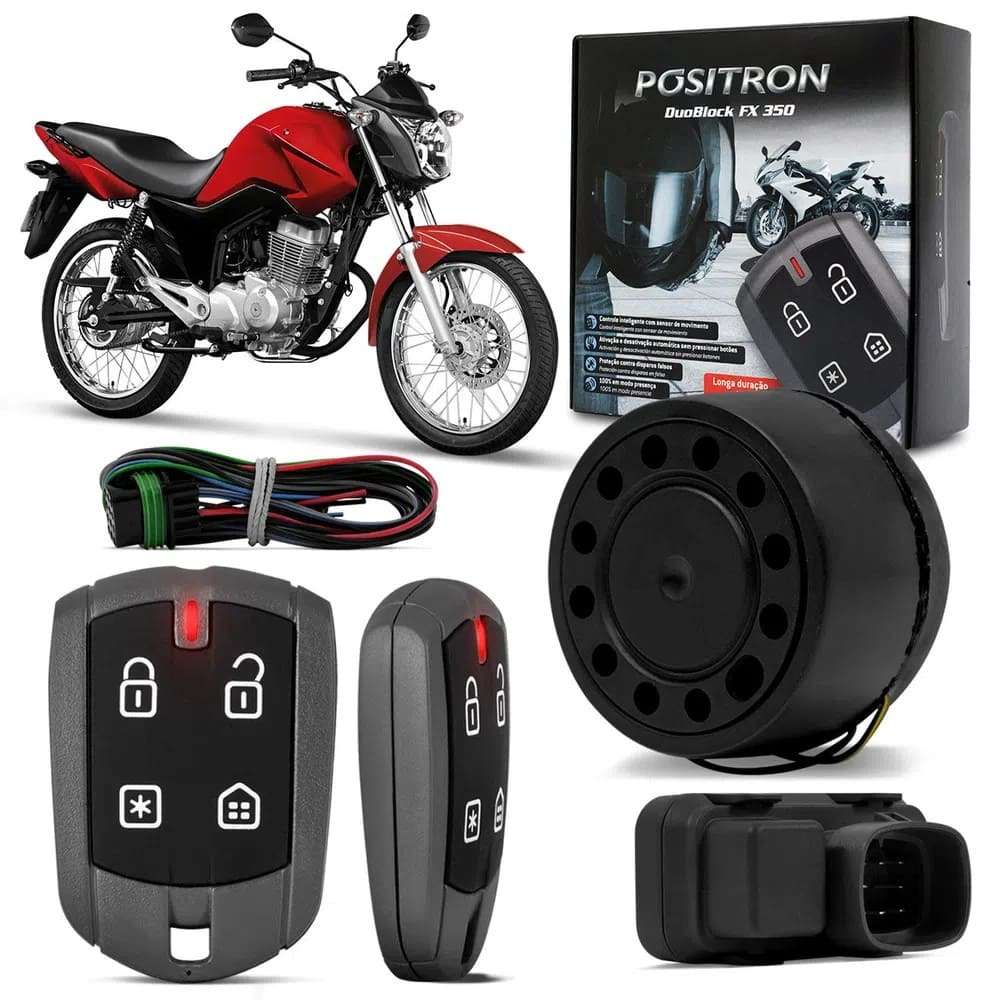 Alarme Moto Positron FX350: Proteção Total!