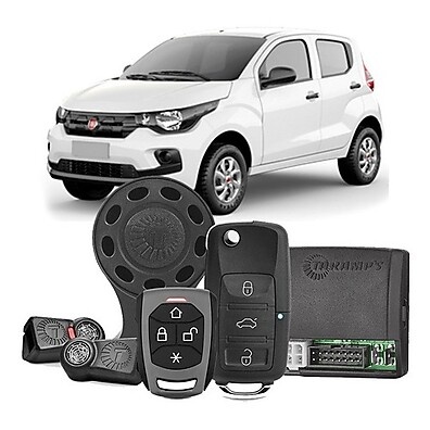 Alarme Taramps TW 20CH G4: Segurança Automotiva com Chave Canivete para Fiat Mobi