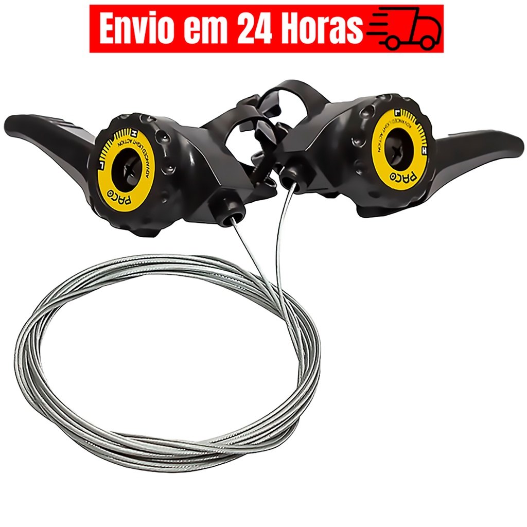 Alavanca de Marcha Bike 18/21v: Troca Rápida!