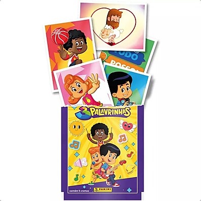 Álbum 3 Palavrinhas Panini: Colecione e Cante!