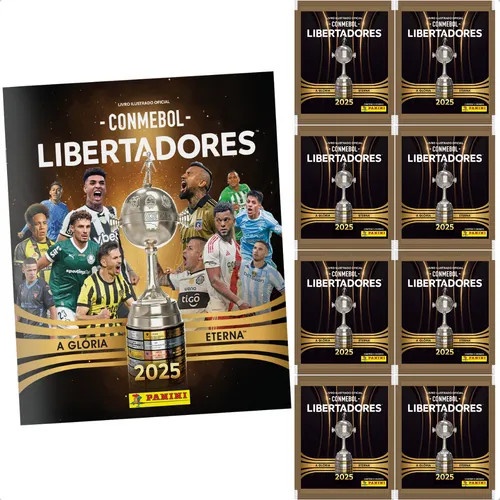 Álbum Libertadores 2025 + 5 Envelopes