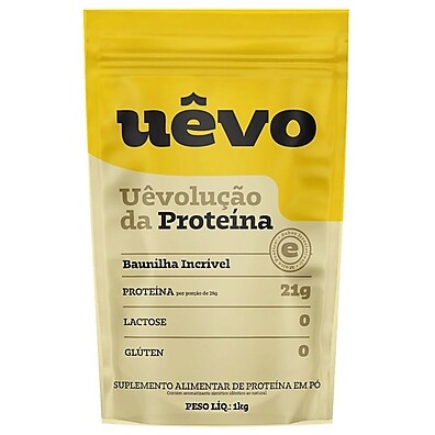 Albumina Uêvo 1kg: Proteína Pura e Saborosa!