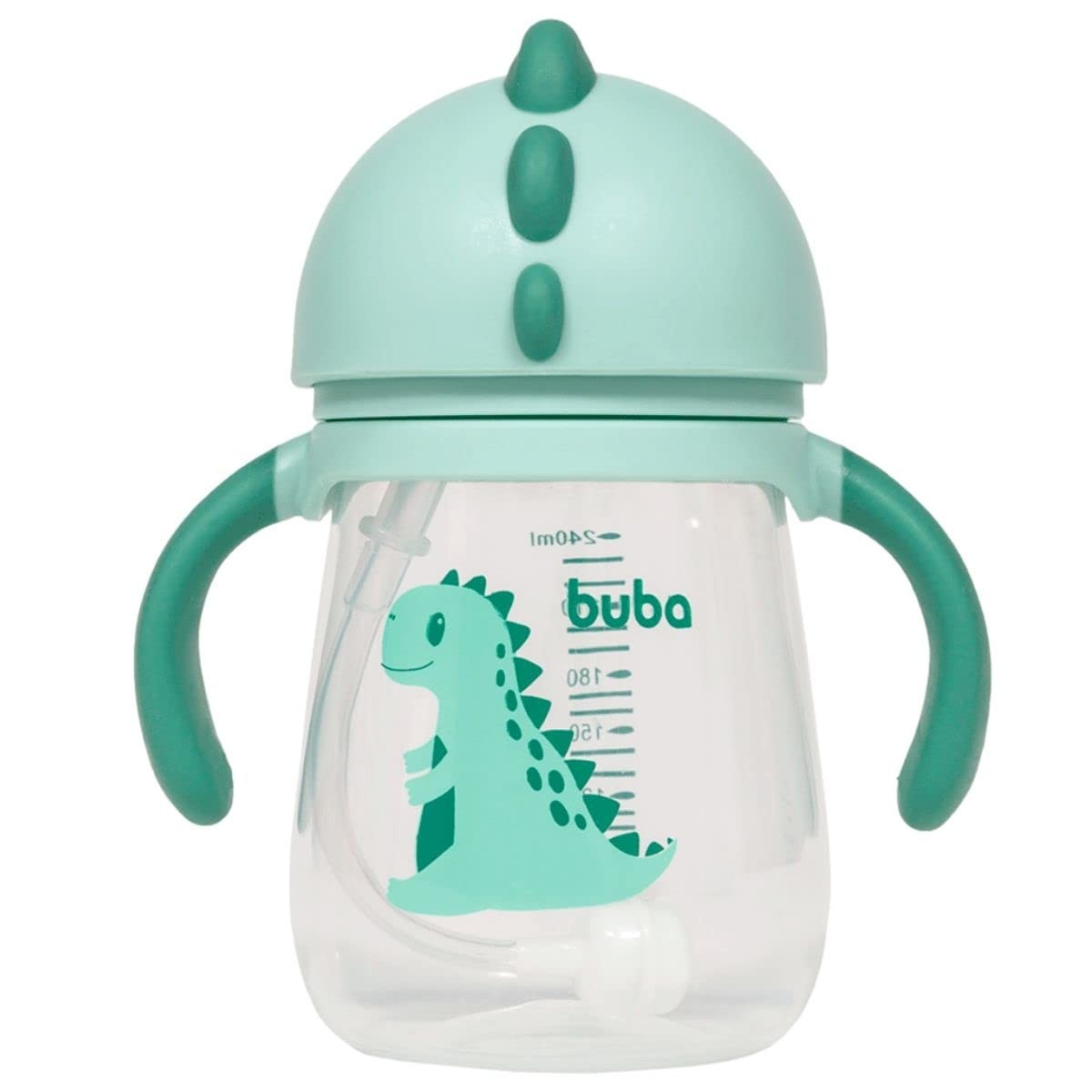 Copo Dino com Alça Azul da Buba - Seguro e Divertido para Bebês