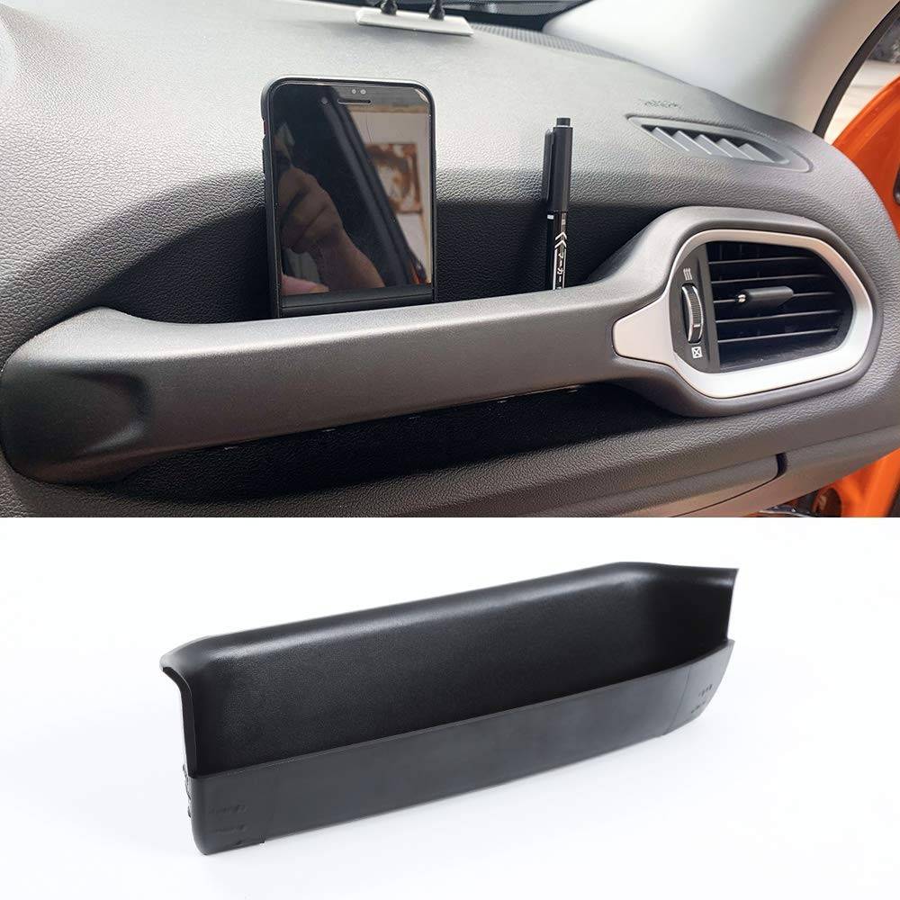 Organizador de Alça de Passageiro Savadicar para Jeep Renegade 2015-2025: Mais Espaço e Estilo Interno