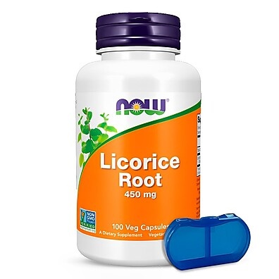 Alcaçuz 450mg Now Foods: Digestão Saudável