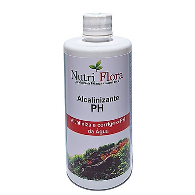 Alcalinizante pH + 120ml - Sobe o pH do Aquário