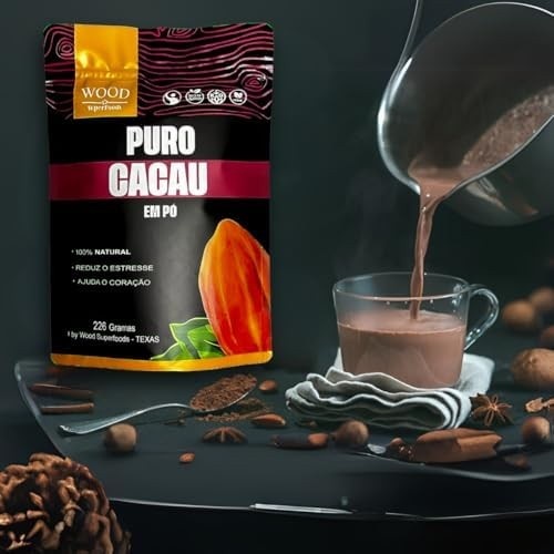 Kit 3 Cacau Em Pó Alcalino Natural 100% Cacau 226g